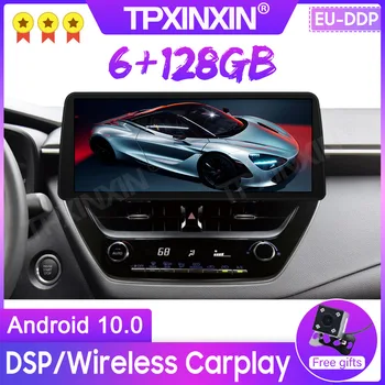 12.3 Palcový 6+128 G Android 10 GPS Auto Multimédií Pro Toyota Carola 2019+ Přehrávač Hlavu Jednotka Audio Rádio Navigtion Magnetofon DSP