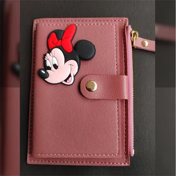 [1ks ] Disney Kreditní Kapela ID Držitele Karty Muž Žena Mládeže Dámy Módní Mini Kabelka Mickey Minnie Mouse Steh Pú Fantazie Peněženku