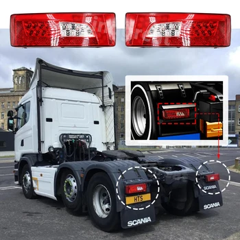 1KS Pro SCANIA R P G L S Series zadní Světlo European Truck Částí Těla, LED Zadní Lampa 2380954 2241859 2241860 2380955