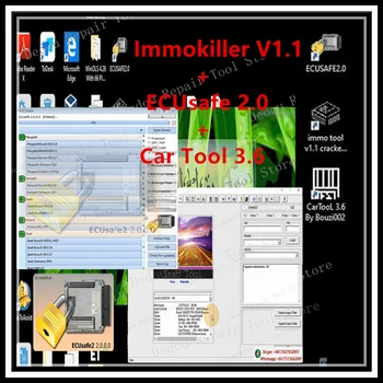 2022 Horké ECUSafe 2.0 ECU ECM 2.0 + immokiller V 1.1 Immo Off Software v1.1 ImmoKiller v1.1 Software + Cartool 3.6 zdarma nainstalovat