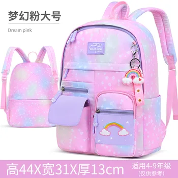 2022 módní duhové děti školní tašky pro dívky vodotěsné Děti školní batohy děti školní batoh mochilas