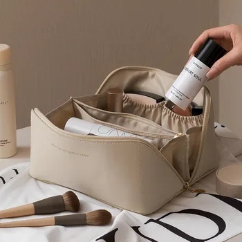 2022 Nové Moduly velkokapacitní Přenosné Dívka Make-up Taška Ženy Kosmetické Tašky toaletní Potřeby Organizátor Ženského Skladování Make-up Případech
