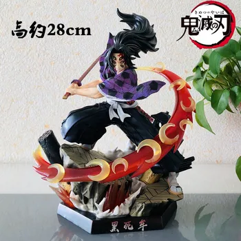 28cm Gk Demon Slayer Anime Obrázek Kimetsu Č. Yaiba Kokushibo Figurka Panenka Model Sběratelskou Dekorace Hračky Pro Děti Dárek