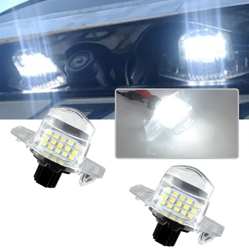 2ks Auto LED Číslo spz, Světla Pro Honda Crv Fit Odyssey Jazz Hrv Frv CR-V Proud 12V SMD 18 LED Počet Lampa bez Chyb