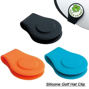 2ks Silikonové Golf Hat Klip Ball Mark Držák S Silné Magnetické Golfové Hřiště Zásoby Oblečení, Dárky Golfové Doplňky
