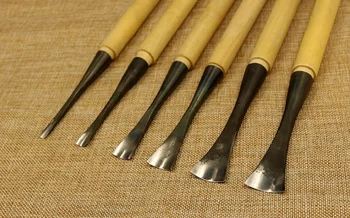 5-30 mm Hluboký Kulatý Řezbářské Dláto Řezbářské práce, Nože Kované Rycí Nůž