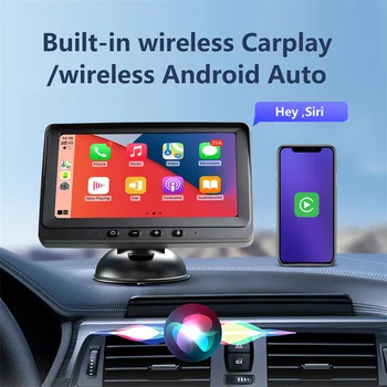 7 palcový Displej Bezdrátového Carplay Android Auto 2din 1din autorádia Přenosný Multimediální Přehrávač Stereo Pro BMW, VW, TOYOTA, NISSAN, KIA