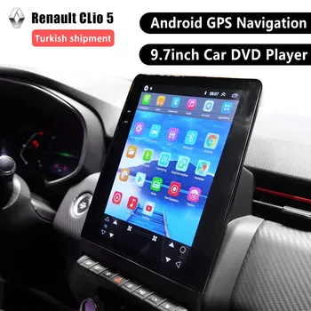 9,7 Palcový IPS Vertikální Tesla Obrazovce, Android, 4 Jádro CPU, Rádio, Video, Navigace GPS Navigace pro Renault CLio 5 Letech 2019-2020 Auto DVD Přehrávač