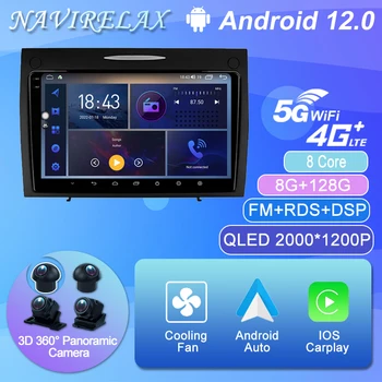 Android 12 Pro Mercedes Benz Třídy SLK R171 SLK200 SLK280 SLK300 2000 - 2011 autorádia GPS Navigace Multimediální Přehrávač 2Din DVD