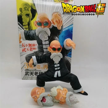 Anime Dragon Ball Postavu Muten Roshi Silné Řetězy, Jackie Chun Figura Vyměnitelnou Hlavu PVC, Akční Figurky Sběratelskou Model Hračky
