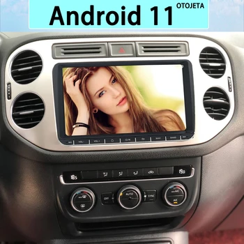 Auto Multimediální Android 11 Gps Pro VW Tiguan 2012 Passat ŠKODA Rádio Přehrávač Bluetooth, USB, Navigace, Stereo Audio Video hlavní Jednotky