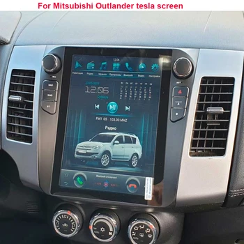 Auto Rádio Pro Mitsubishi outlander tesla obrazovce Android Auto Stereo Multimediální Přehrávač, GPS Navigace Video Carplay FM WIFI 4G