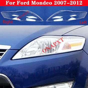 Auto Světla Čepice Pro Ford Mondeo 2007-2012 Auto Světlomet Krytí Transparentní Stínidlo Lampy Případě Sklo Objektivu Shell