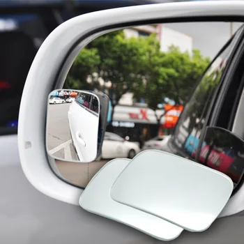 Auto zpětné Zrcátko, Blind Spot Venku Pomocné zrcadlo Konvexní Širokém Úhlu pro Parkovací Couvací Zpětné Vrtaných Zrcátka