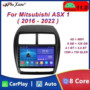 Autorádio Android Multimediální Video Přehrávač Pro Mitsubishi ASX 1 2016 2017 2018 2019 2020 2021 2022 GPS Stiskněte Carplay Stereo