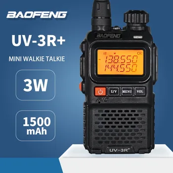 Baofeng UV-3R Plus Dual Band 2 Způsob Rádio VHF/UHF 136-174MHz & 400-470MHz 99CH Mini Walkie Talkie Přenosné Ham Radiostanice UV-3R+