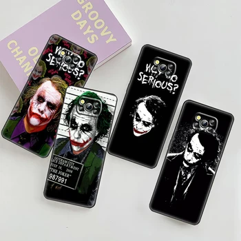 Batman Temný Rytíř Joker Telefon Pouzdro Pro Xiaomi Mi Poco X4 X3 NFC F4 F3 GT M5 M4 M3 M2 X2 F2 F1 Pro C3 5G Černý Kryt