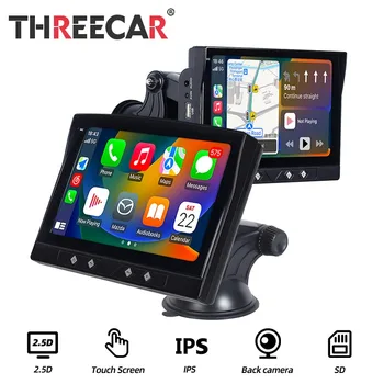 Bezdrátové Carplay Přenosný Monitor Visí Auta 7 Palcový IPS Displej, Univerzální, Oblek Pro Auta Plug And Play