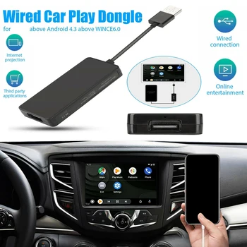 Bezdrátový USB Carplay Dongle Adaptér Přehrávač Pro Android, IOS Auto Auto Navigaci, Hudební Přehrávač