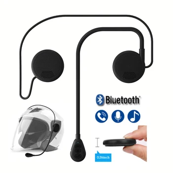 Bluetooth 5.0 Moto Přilba, Sluchátka Bezdrátové Handsfree Volání Kit Stereo Motocykl Headset Anti-rušení MP3 Hudební Přehrávač