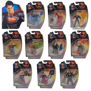 DC Comics Superman Muž z Oceli Postava, Figurka 12cm Akční Figurky Pohyblivé Klouby Model Hračky, Stolní Ozdoby, Kolekce Dary