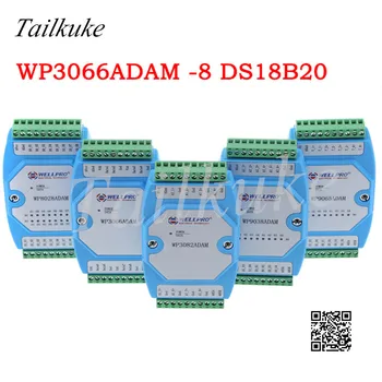 DS18B20 Teplotní Akvizice Modul 8 RS485 Komunikace MODBUS -WP3066ADAM