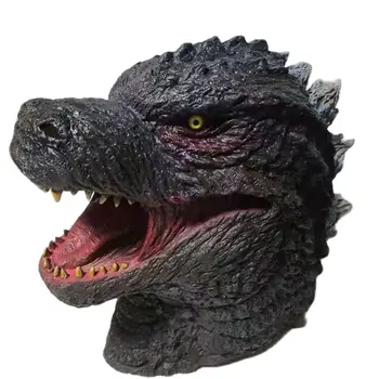 Figurka Godzilla Film Série Latex Zvířecí Maska Pokrývky Hlavy Horor Maska, Halloween Party