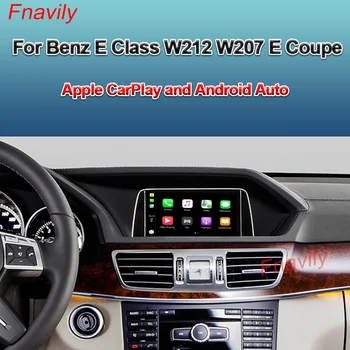 Fnavily OEM Interface Wireless CarPlay Pro Mercedes Benz E-Class W207 W212 E Kupé Apple CarPlay A Android Auto Retrofit Kit