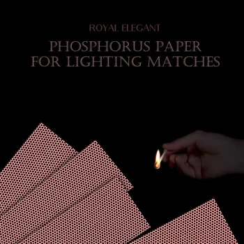 Fosfor Papír pro Osvětlení Odpovídá Samolepící Zápas Fosfor Papírové Voštinové Konstrukce Tvaru Strike Zápasy