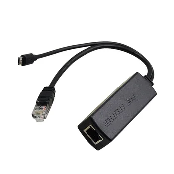 Gigabitový POE Splitter 10/100/1000Mbps 48V Na 5V 12V Micro USB/Typ-C/DC Napájení Přes síť Ethernet pro CISCO pro HUAWEI pro IP Kamery
