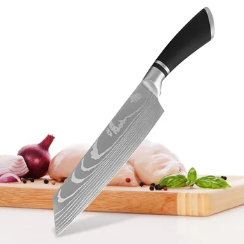 Japonské Vaření Nůž 8 Cm Z Nerezové Oceli Kuchyně Šéfkuchaře Nože Nástroj, Filetování, Krájení, Vykosťování Nůž Sekáček Na Maso Nůž Kryt