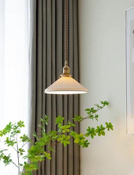 Japonský Keramický Lustr Osvětlení pro Kuchyně, Jídelny, Restaurace, Bar, Noční Nordic Luxusní Led Lustr Stropní Svítidlo
