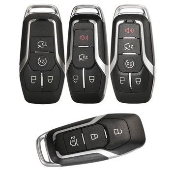 jingyuqin 3/4/5 Tlačítka Náhradní Dálkový Auto Klíč Shell Případě Fob Pro Ford Mustang, Edge, Explorer Fusion Mondeo