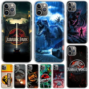 Jurský Park Dinosaur World Kryt Pro iPhone 14 11 13 Pro 12 Mini Apple Telefon Případ X XR XS Max 7 Plus 6 8 6S SE 2020 5 5S Umění