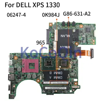 KoCoQin Notebooku základní Deska Pro DELL XPS 1330 M1330 základní Deska 06247-4 KN-0K984J 965 G86-631-A2 DDR2