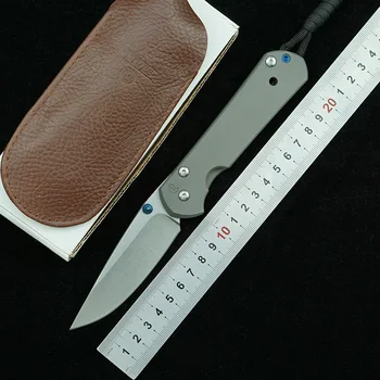Large Sebenza 21 skládací nůž S35VN blade titanové slitiny rukojeť venkovní táboření, přežití, praktické ovoce nože EDC nástroj