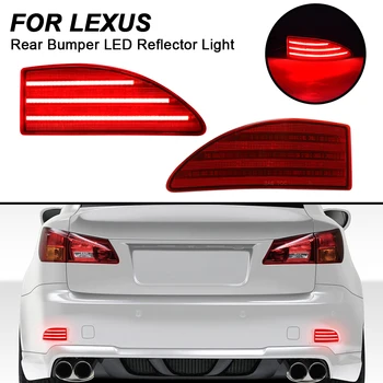 LED Lampa Pro Lexus IS250 IS350 2006-2013 Zadní Nárazník Reflektor Brzdové zadní světlo 2KS bez Chyb IP67 Vodotěsné Boční Obrysové Světlo