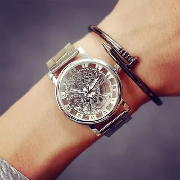 Meibo módní značky duté, hodiny příležitostné ženy náramek quartz hodinky relogio feminino hodinky