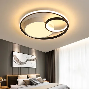 Moden Stropní Svítidlo Kulaté LED Stropní Světlo pro Obývací Pokoj Snadno Nainstalovat Ložnice, Kuchyně Povrch Stropní Svítidlo s Dálkovým ovládáním
