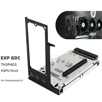 Modernizované TH3P4G3 Thunderbolt-kompatibilní GPU grafické Karty Dock Notebook Externí Grafické Karty pro Macbook Notebook PD 60W 40Gbps