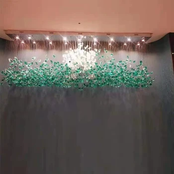 Moderní Kámen Crystal LED Lustr Pro Obývací Pokoj Lobby Velkých Luxusních Cristal Svítidla Vnitřní Domova Závěsné svítidlo