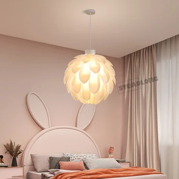 Moderní LED Šiška Stropní Lustry, okvětní Lístek, Jídelna Přívěsek Lampy Obývací Pokoj Ložnice Dekor Závěsné Světlo Lustre Svítidla