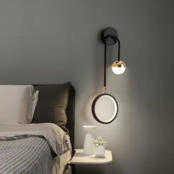 Moderní Nástěnné Svítidlo Retro Minimalistický Pozadí, Světlo, Schodiště, Uličky Personalizované Ložnice Noční Nordic Kreativní Led Nástěnné Lampy