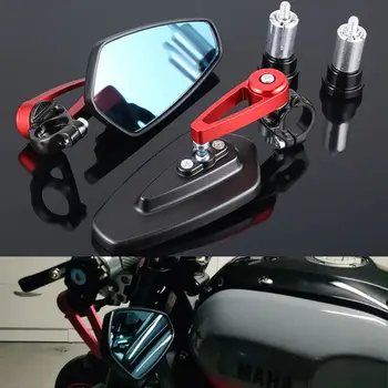 Motocykl Zrcadlo Bar End Řídítka Koncového Boční Zpětná Zrcátka Pro YAMAHA Mt07 R6 R6 2007 2017 Virago 400 Aerox 50ccm Xt660 Xt660X