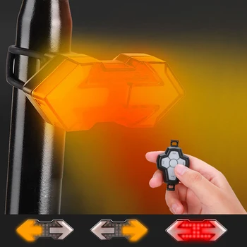 NEWBOLER Kole blinkry zadní Světlo Bezdrátové Dálkové Ovládání, Vodotěsný USB Dobíjecí Bezpečnostní Výstražné LED Bike Zadní Světla