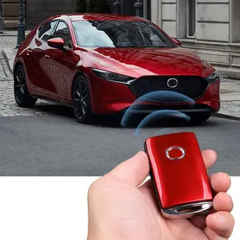Nové Auto Klíč Pouzdro ABS Plast Náhradní Styl Auto Příslušenství Shell Chránič BP Kryt 2021 Klíč 3 Případ 2020 Pro Mazda Axela