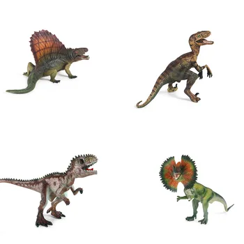 Nové Kreativní Simulace Jurský Statické Dimetrodon Velociraptor Dinosaur Simulace Dinosaurus Hračka Zvíře Model Dekorativní