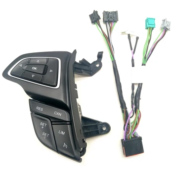 Pro Ford Focus Mk3 2015-2017 Kuga 2017 Tempomatu Multifunkční Volant Tlačítko Bluetooth Audio Tlačítko(S Lim