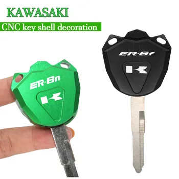 Pro KAWASAKI ER-6N ER6N ER 6N ER-6F ER6F ER 6F 2012-2020 Motocykl CNC Klíč krytka Kreativní Klíče, Pouzdro Shell ( Bez čipu)