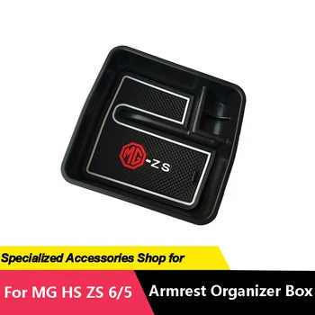 Pro MG ZS 17-19 Loketní opěrka Organizátor Box Auto Střední Úložný Box Specializované Interiéru Vozidla, Dodávky Uklízení Auto Příslušenství
